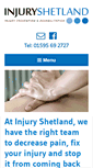 Mobile Screenshot of injuryshetland.co.uk
